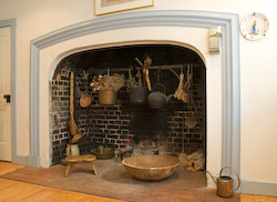 colonial fireplace